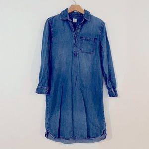 GAP Chambray Collared Dress size XS